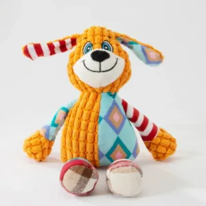 Interactive Plush Squeaky Chew Toy – Bite-Resistant Teeth Cleaner for Dogs & Cats