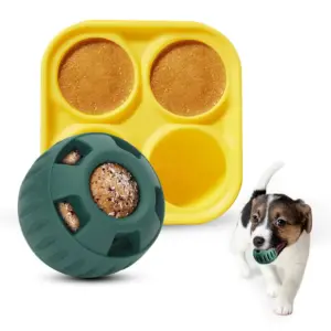 Fillable Treat Dispenser Bowl — Interactive, Easy‑Clean Dog Toy