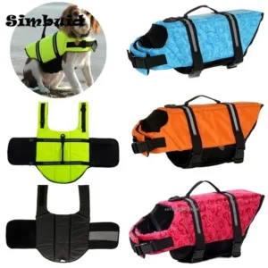 Reflective Adjustable Dog Life Jacket — High‑Buoyancy Swim Vest for Large Dogs