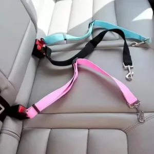 Dog Car Seat Belt & Harness – Safety Travel Leash for Secure Pet Rides